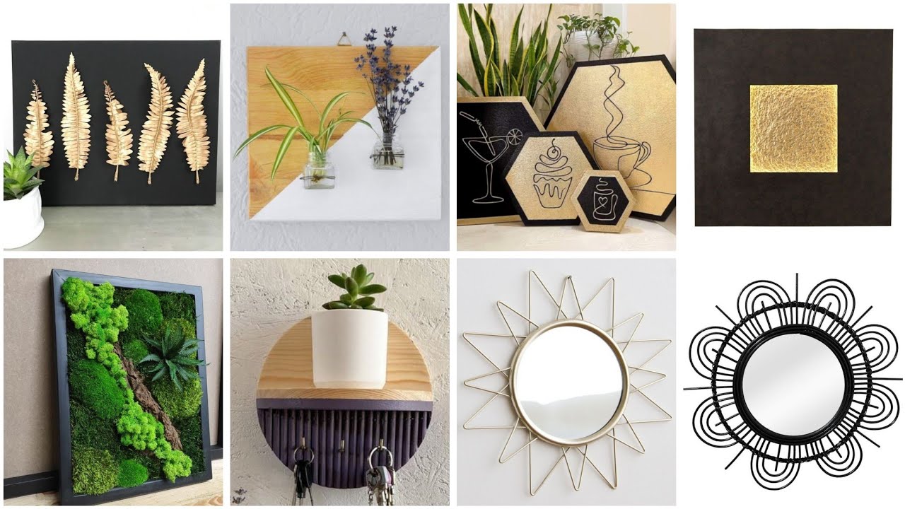 خلي بيتك متميز أفكار ✨ لصنع ديكورات حائط الصالة 2023 #deco#diy#craft #home #ideas idée