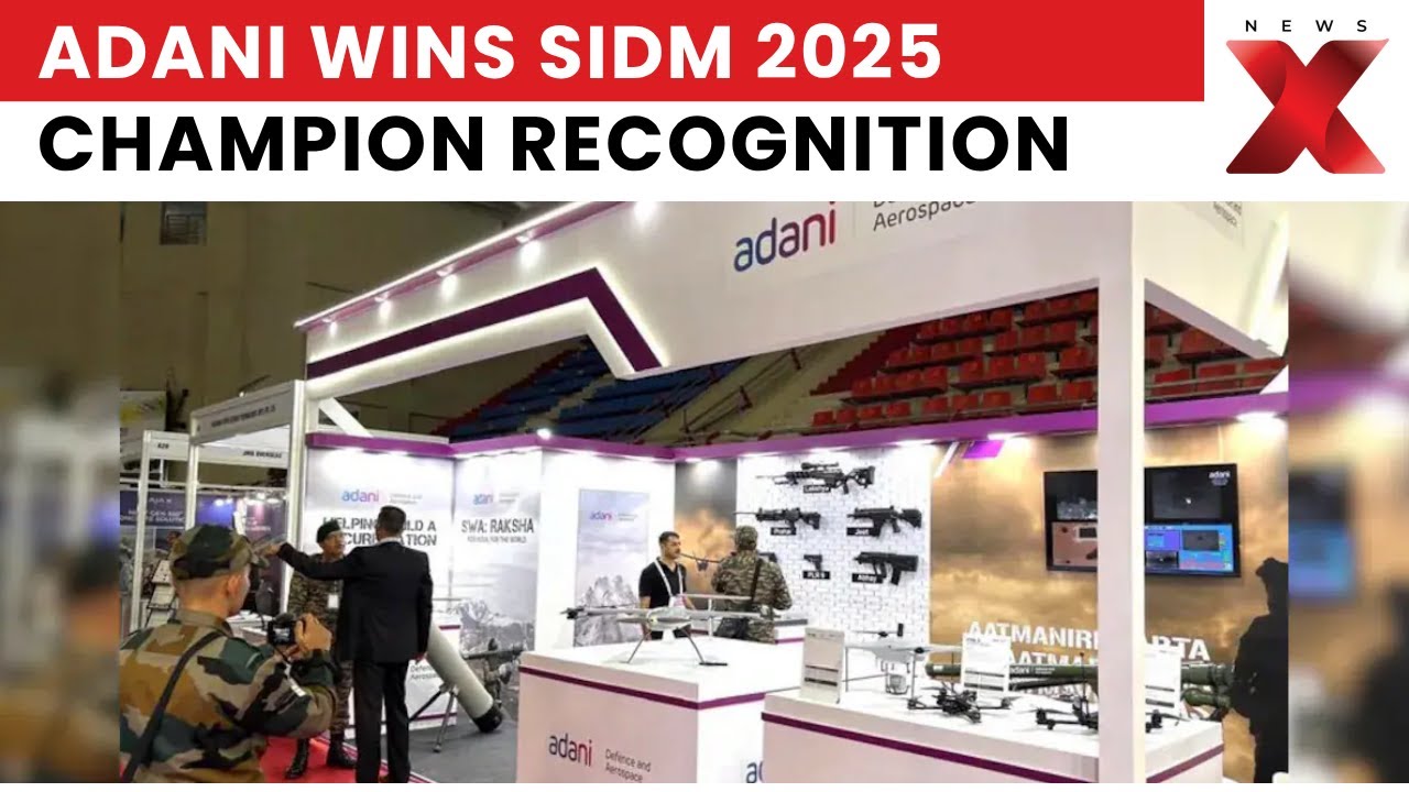 Adani Defence Wins SIDM Champion Award 2025 for Excellence in Manufacturing