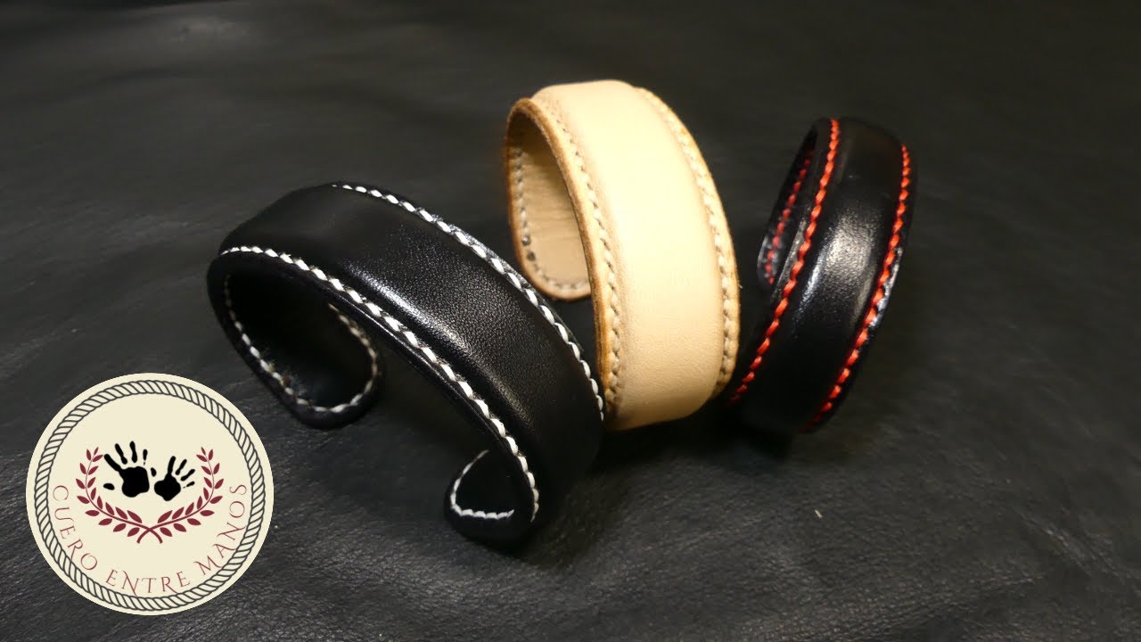 📌BRAZALETE EN CUERO👌(Fabrica tu propio brazalete)