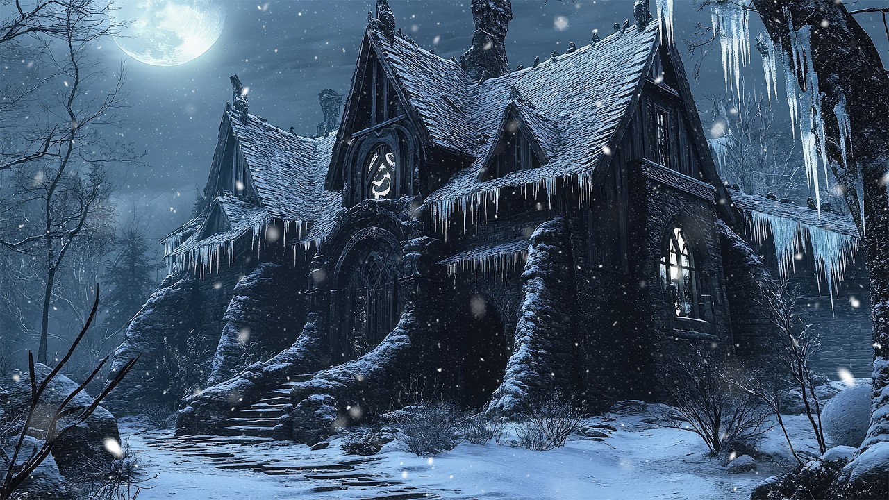 The Winterbound Stone House | Medieval Celtic Winter Ambience for Study & Focus