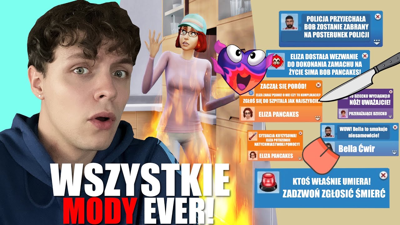 POBRAŁEM WSZYSTKIE MODY do SIMS 4 i zostawiłem GRĘ WŁĄCZONĄ NA CAŁY ROK