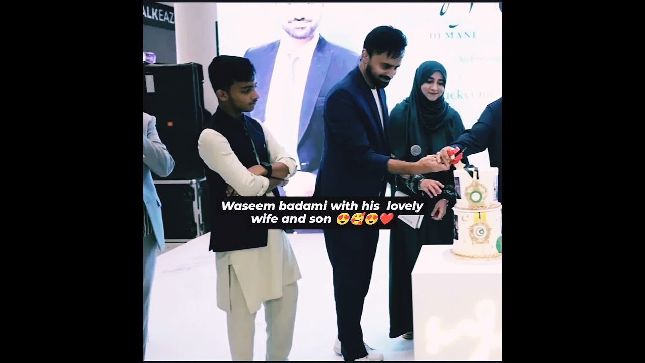 Waseem Badami wife &son&hearts;️ #waseembadami #wb #waseem #waseembadamiwife #shorts #arydigital #viral