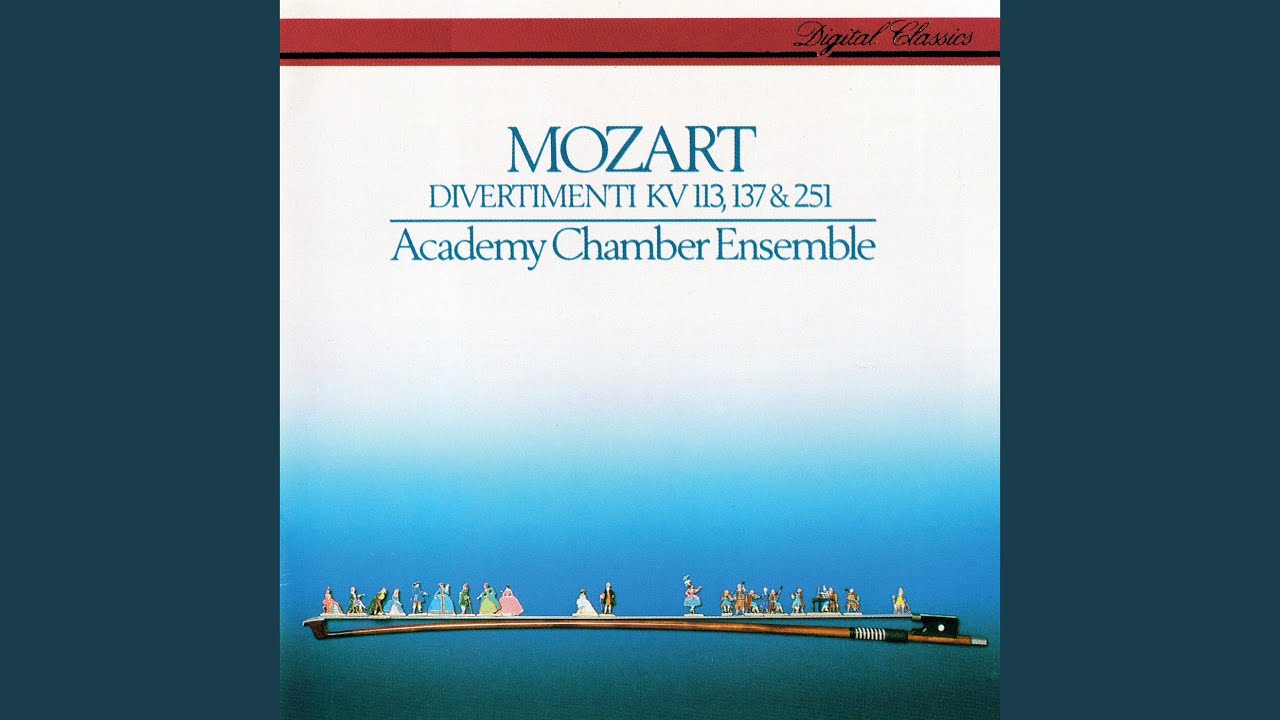 Mozart: Divertimento in E flat, K.113: 1. Allegro