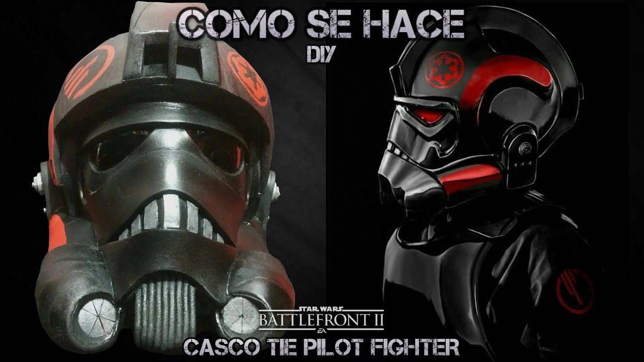 Como Se Hace: Casco Tie Pilot Fighter - Star Wars Goma Eva DIY
