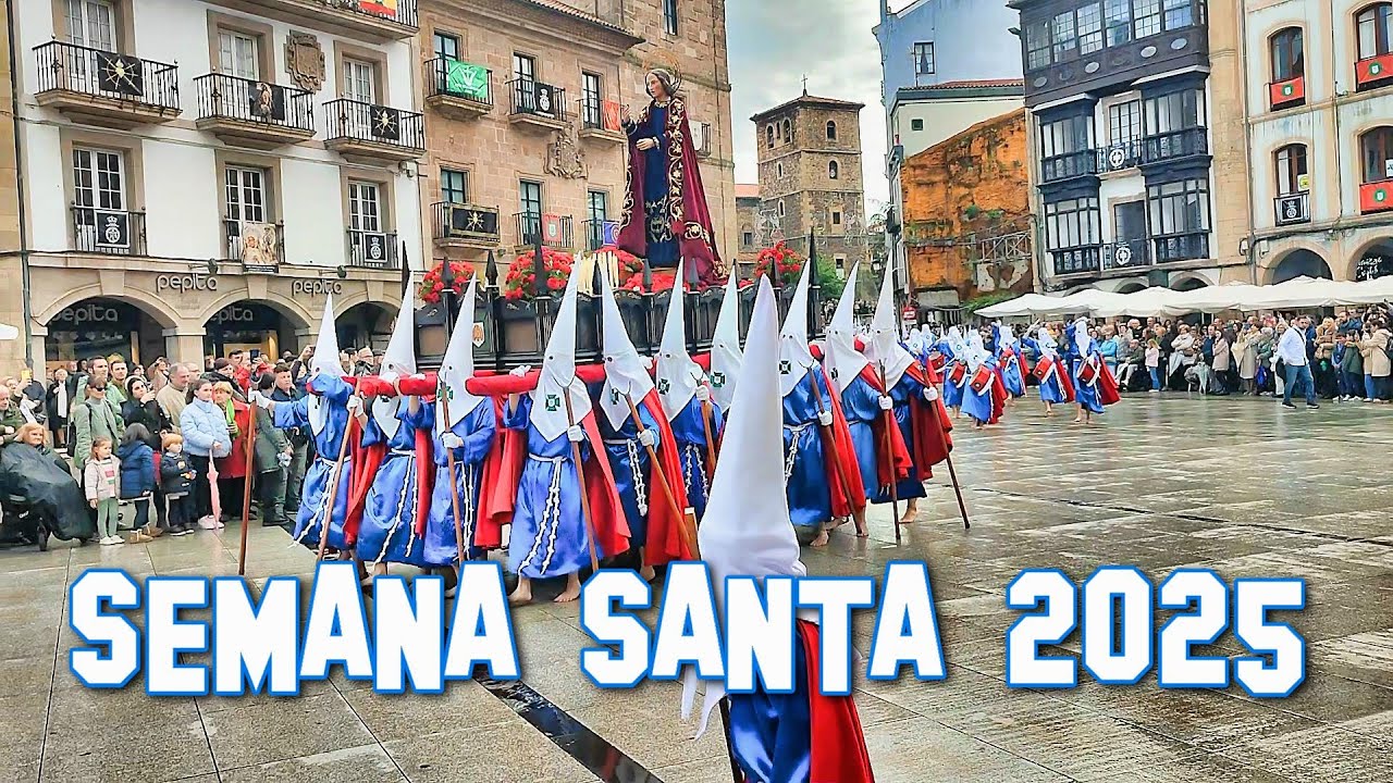 Semana Santa Avilés 2025 | Procesión aviles #asturias #spain #europe #4k