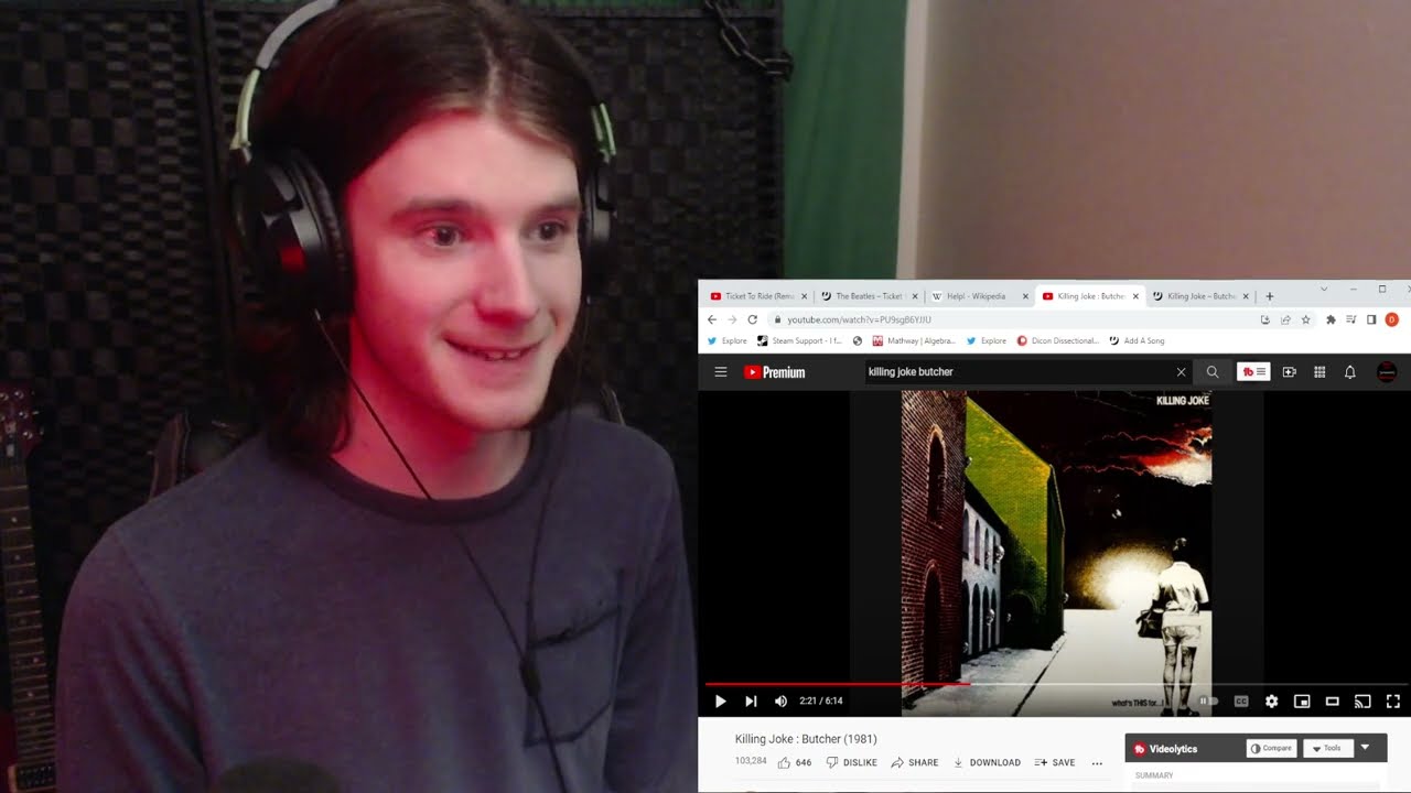First listen to Killing Joke - Butcher (REACTION)