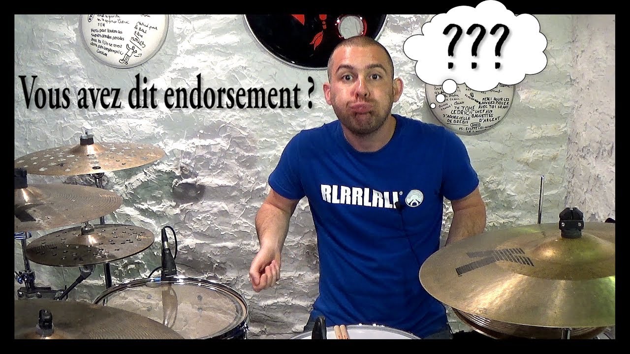 Cours de batterie : Vous avez dit endorsement ? Cédric Hilaire D-Click Online