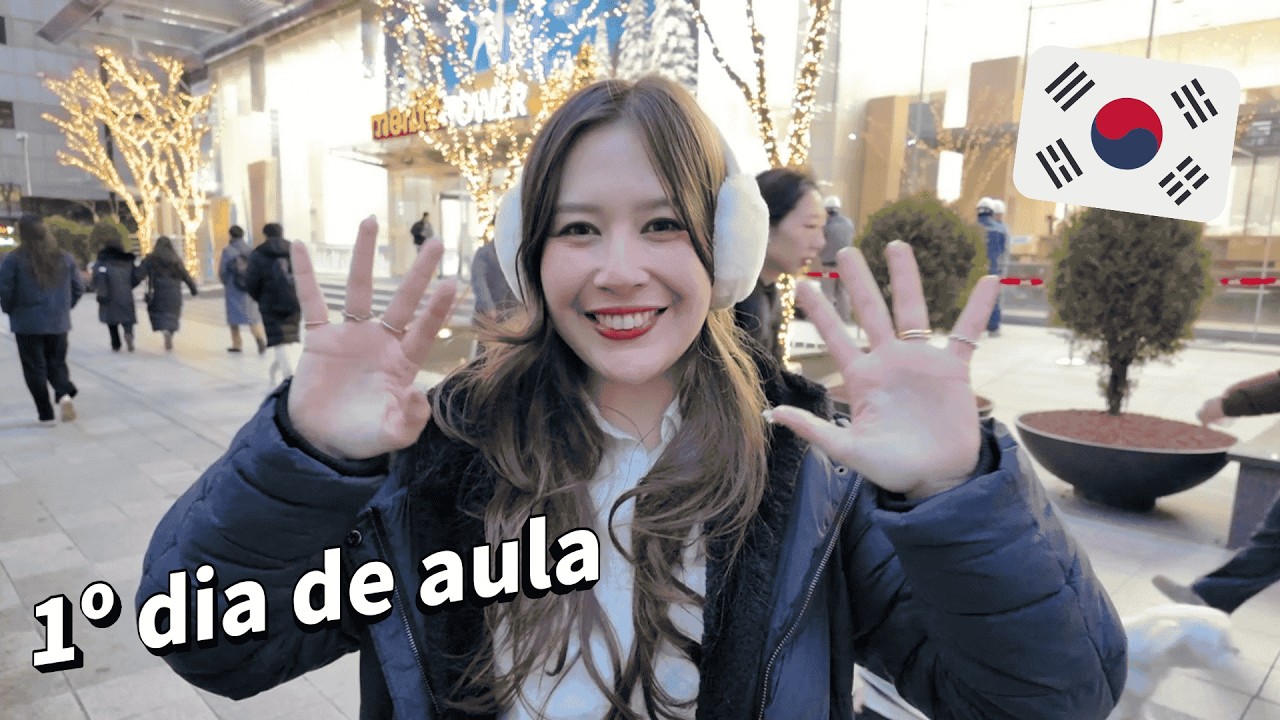 primeiro dia do INTERCÂMBIO NA COREIA 🇰🇷