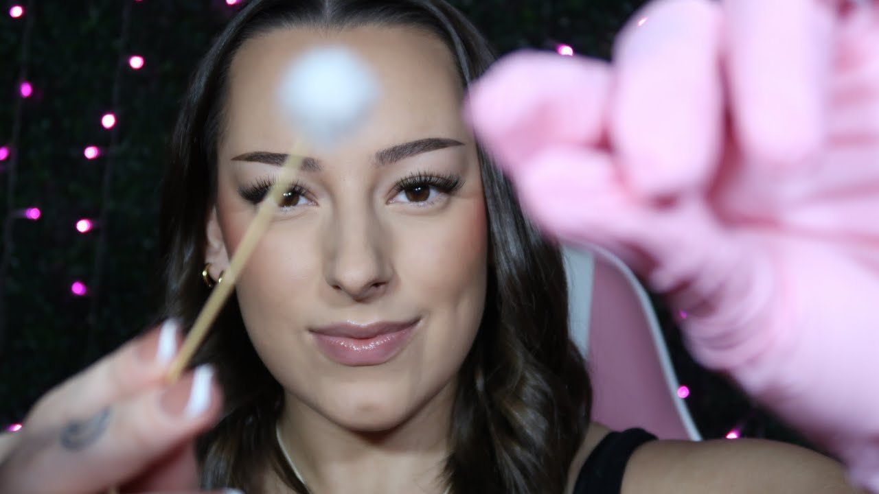 ASMR Doctor, Face measuring, and Getting Something Out of Your Eye - ASMR roleplays for sleep