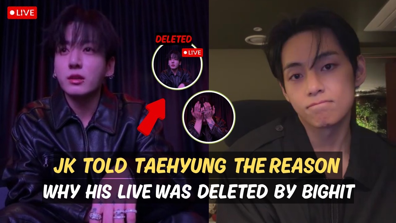 JK Reveals the Reason His Weverse Live Was Deleted, V Response Leaves ARMY Emotional