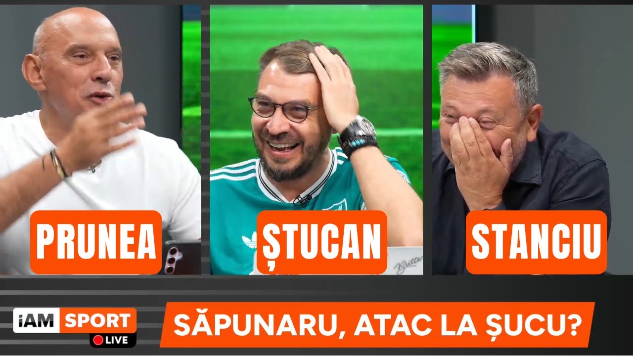 iAMsport LIVE - 24 Septembrie | Săpunaru, atac la Șucu? Florin Prunea și Daniel Stanciu, &icirc;n studio