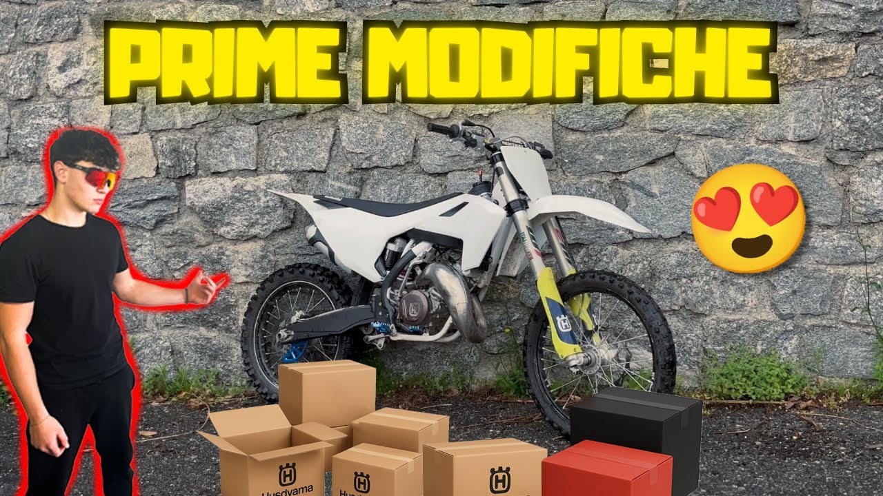 NICECNC | PRIME MODIFICHE AL HUSQVARNA TC 125 EP. 1 😍