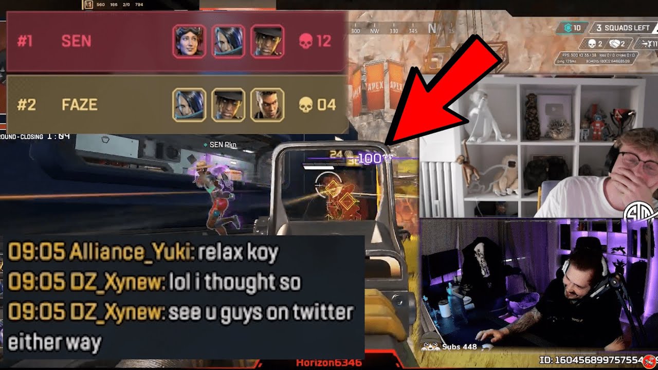 Mande & ALLIANCE left speechless after SEN Koyful did this to FaZe in ALGS Scrims.. 🤣