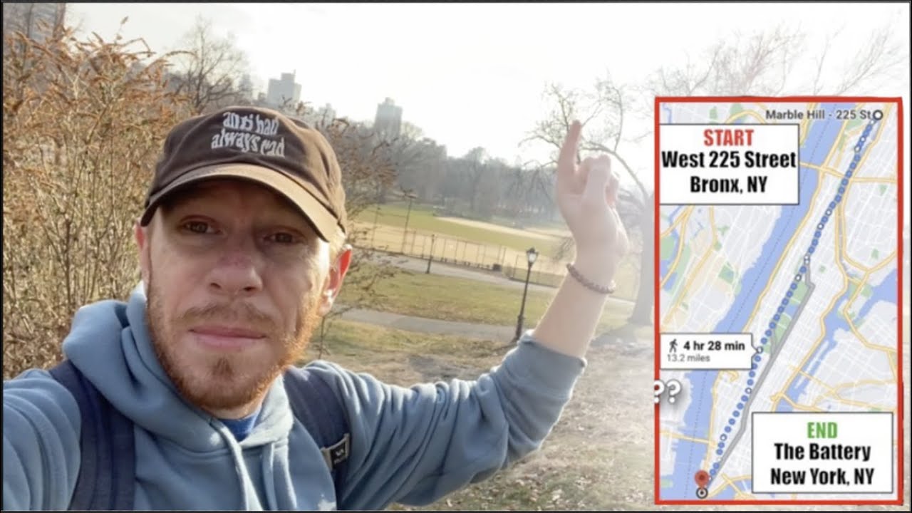 I WALKED ACROSS NEW YORK CITY?? - Vlog #21 | Urban Hiking