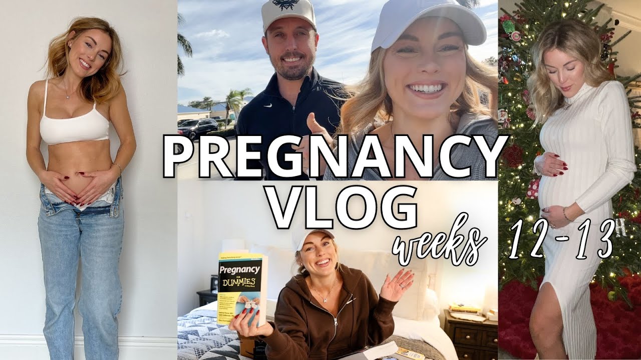 Pregnancy  Vlog Wk 12-13 | Hearing The Heartbeat, Telling My Grandma FAIL & Bump Update