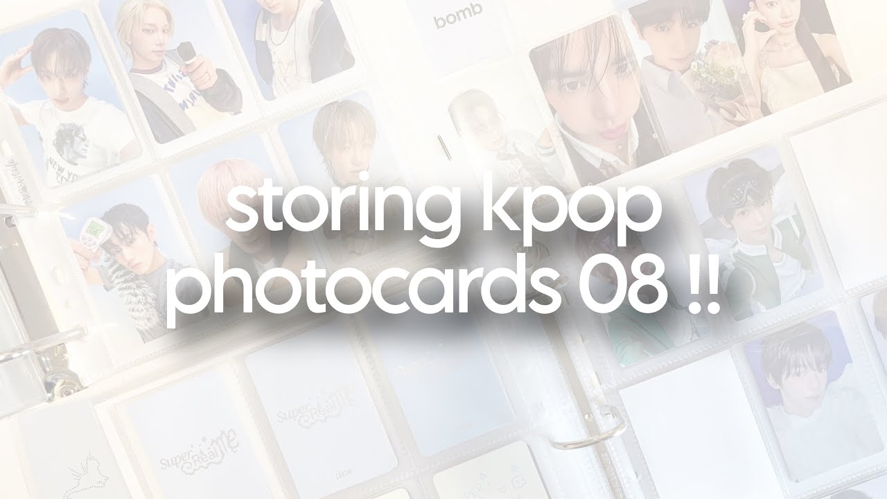 storing kpop photocards 08 ᯓ☆ illit ot5, p1harmony ot6, the boyz, tws & more !!