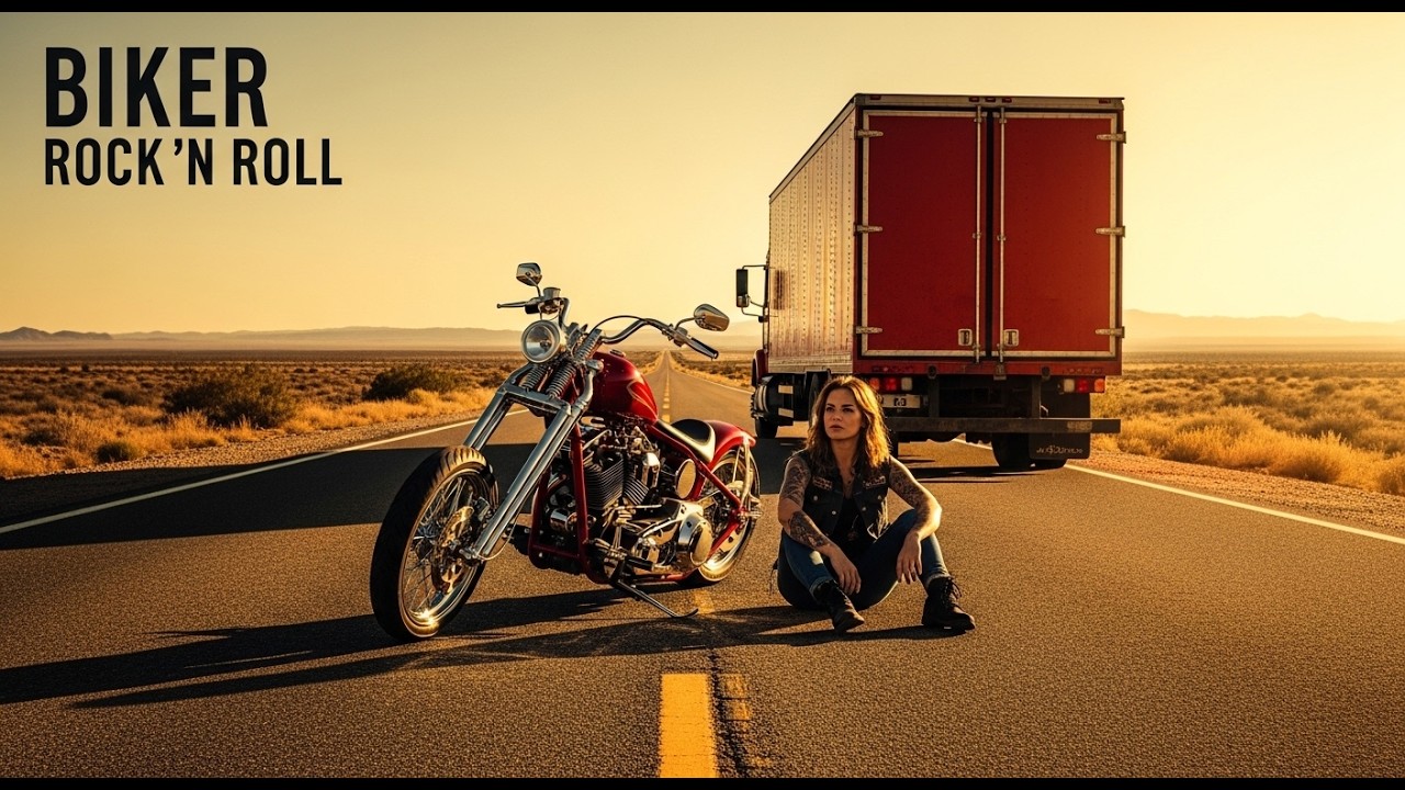 Biker Rock N Roll – Road Warrior Hard Rock ⚡ Aggressive Guitar Riding Mix
