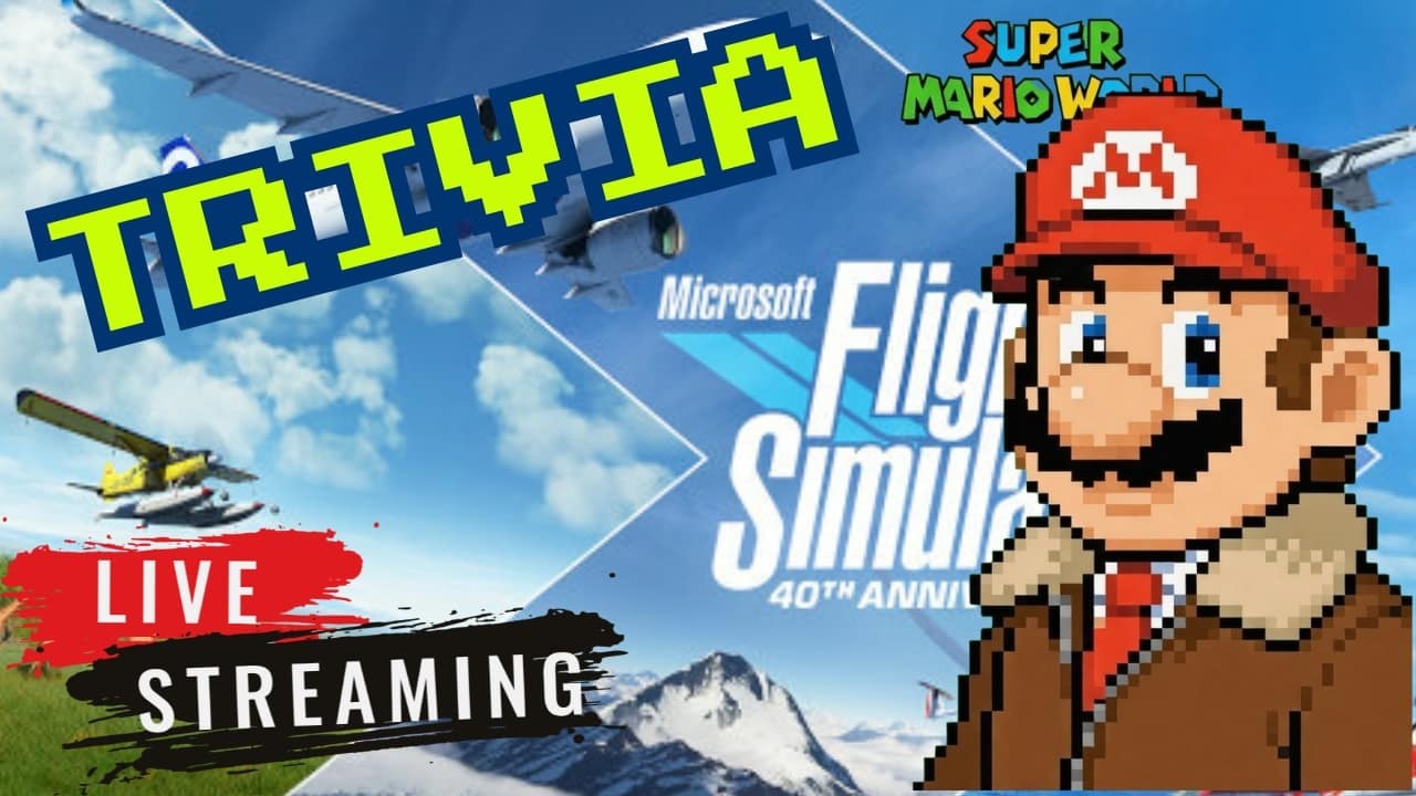 Mario World… But It’s Mario 3?! 🤯 Flight Simulator + Trivia in the Sky!