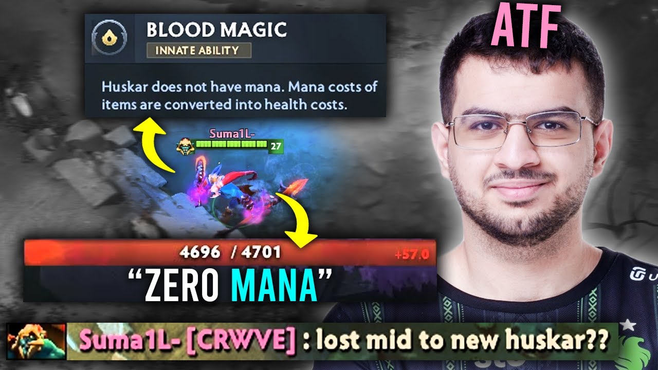 ATF tries NEW HUSKAR in 7.36b - TRASHTALK GAME vs. TOXIC TINY!