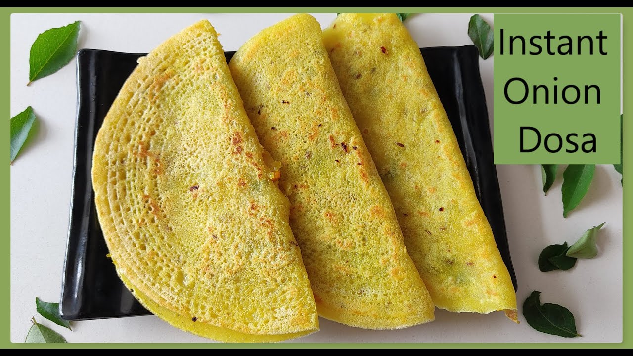 Instant Onion Dosa Recipe | Easy Morning Breafast | Erulli Dose | Dosa without dosa batter |Ofoodies