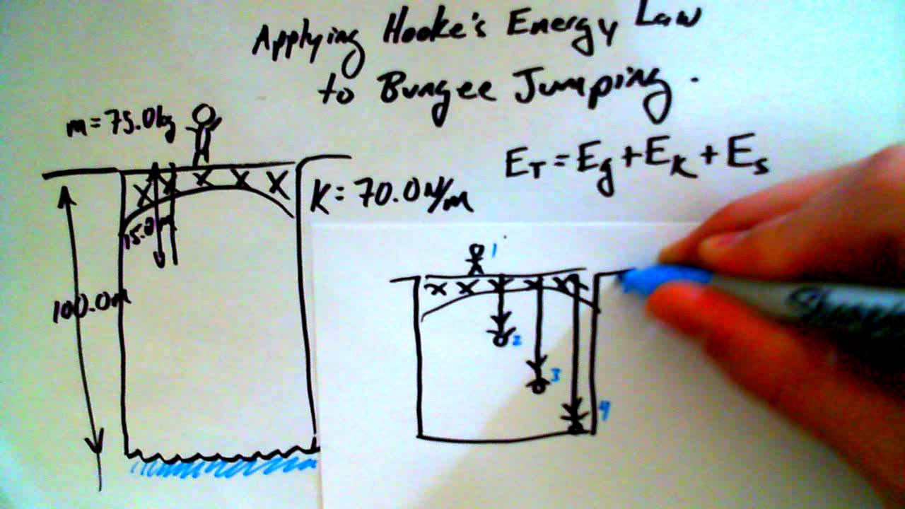 4 6D   Bungee Jumping Energy Problem