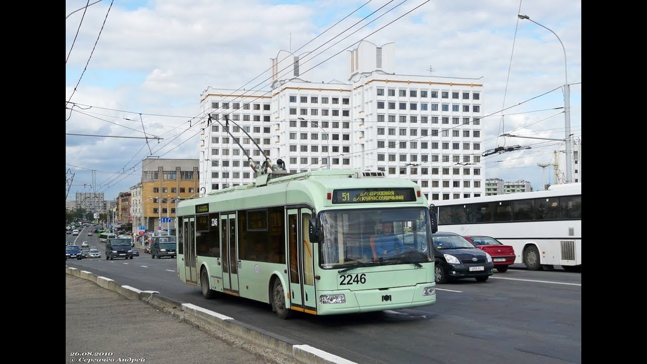 Троллейбус Минска БКМ-321,борт.№ 2246 (18.07.2017)