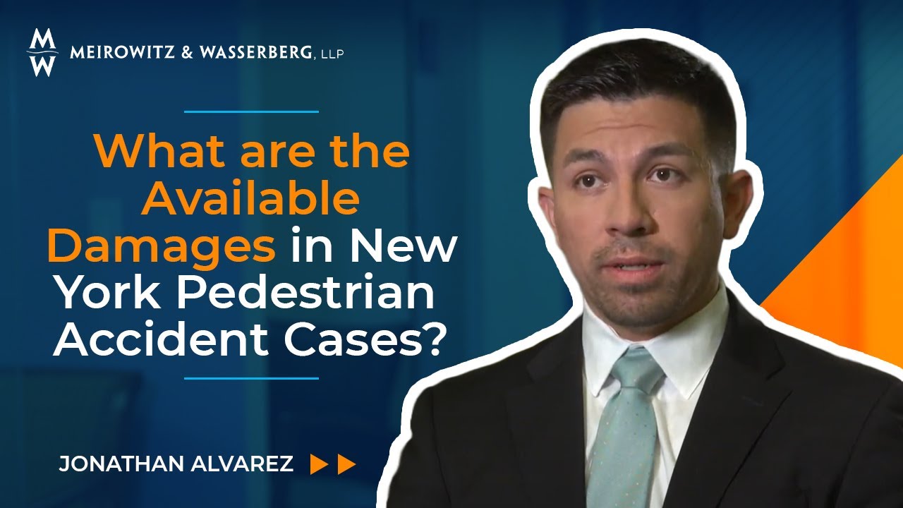 What are the Available Damages in New York Pedestrian Accident Cases?