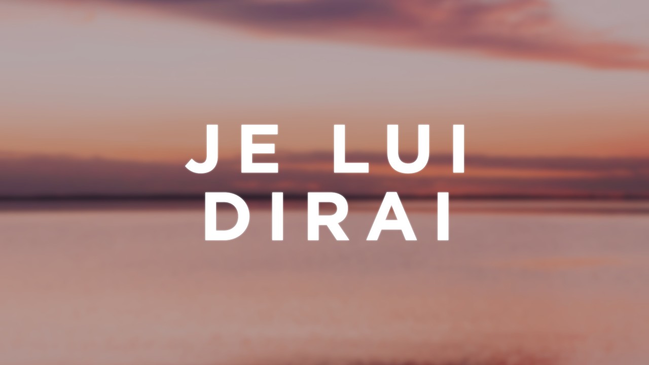 C&eacute;line Dion - Je Lui Dirai (Paroles/Lyrics)