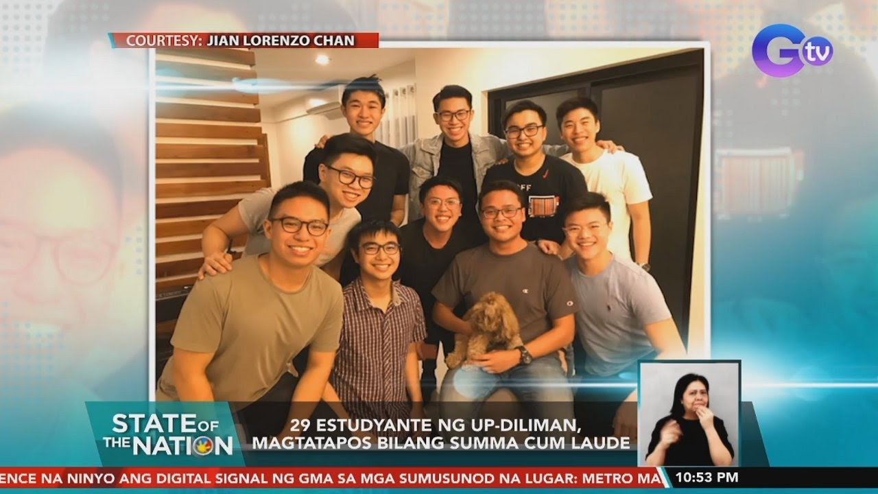 29 Estudyante ng UP-Diliman, magtatapos bilang Summa Cum Laude | SONA