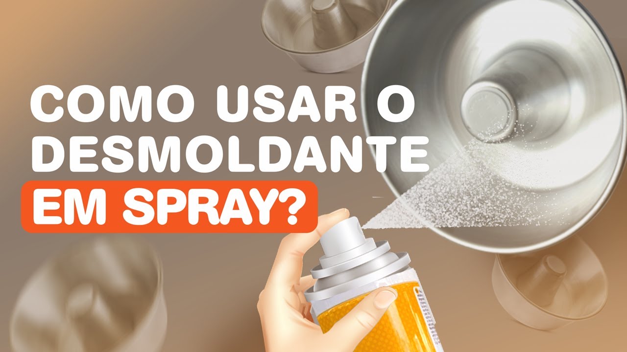 Como usar o Desmoldante em Spray - Eide Lobo Eu Quero Bolo