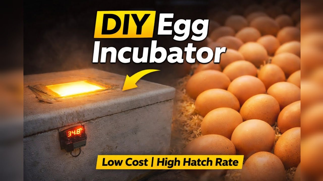 DIY Egg Incubator at Home 🥚 | Low Cost Homemade Incubator with High Hatch Rate