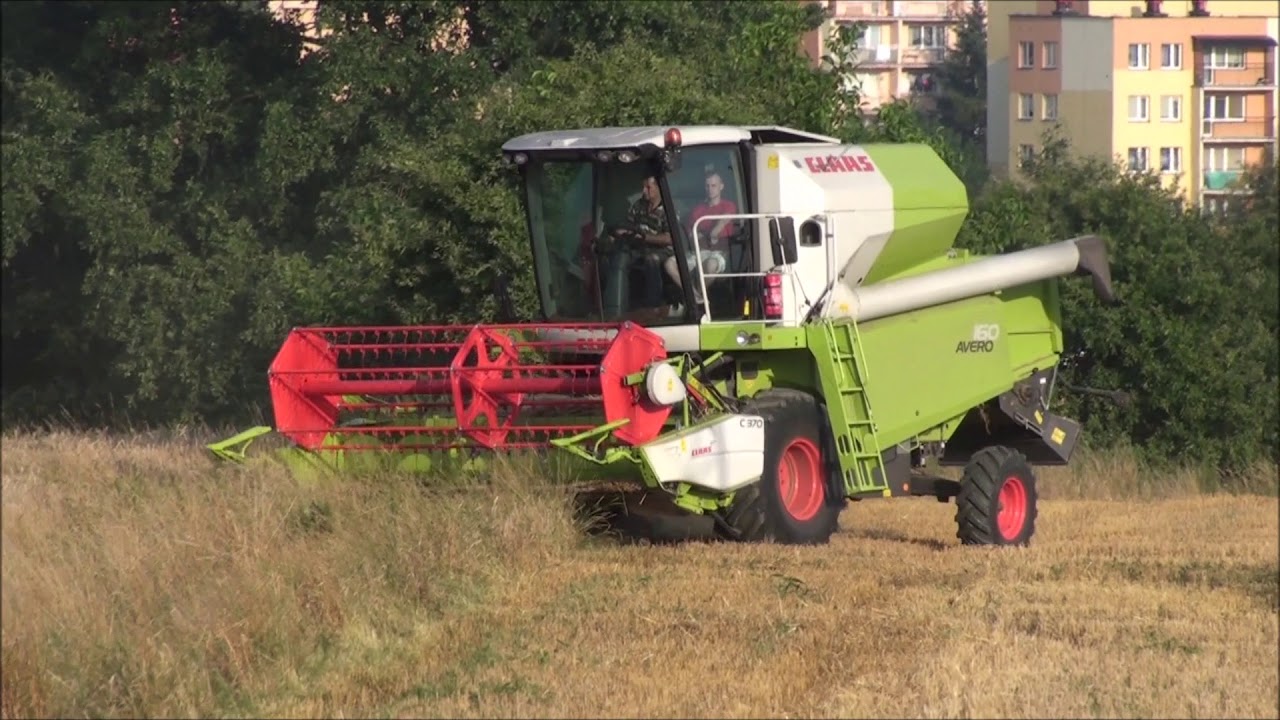 Żniwa 2017 z Claas'ą * Claas Avero 160, Arion 430, Pronar* Podkarpacie!