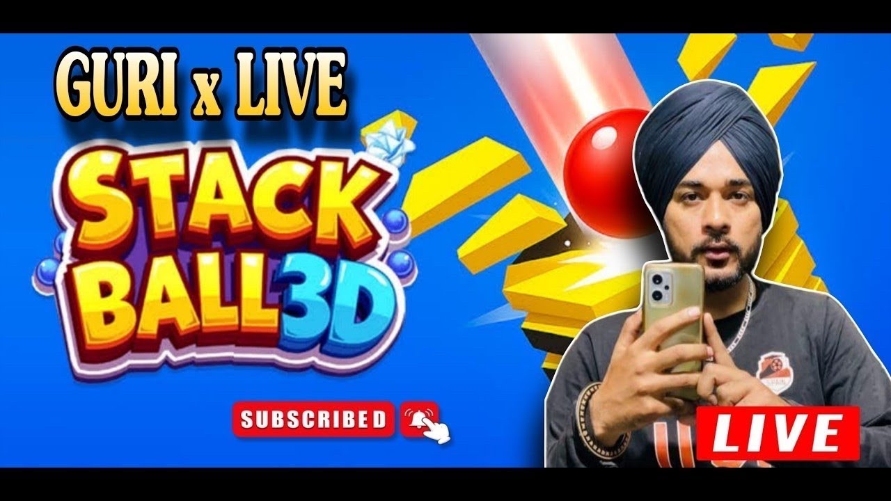 Stack Ball 3d Live 🎮🎯 #live #shorts #stackball