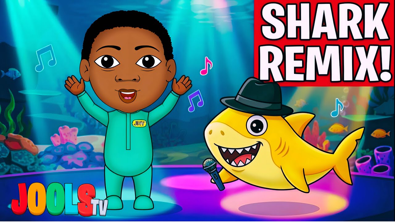 Baby Shark Remix | R&B Songs for Kids & Nursery Rhymes | Jools TV