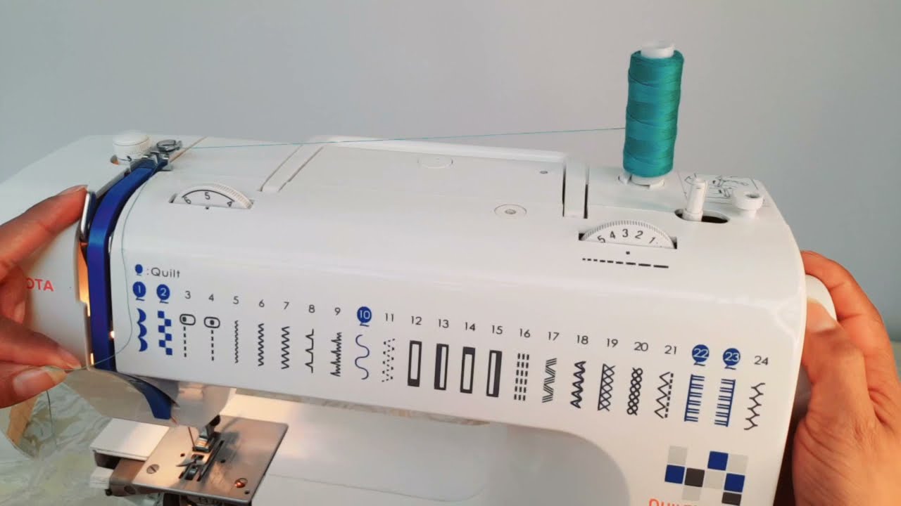 COMO USAR LA MÁQUINA DE COSER TOYOTA QUILTMASTER 50