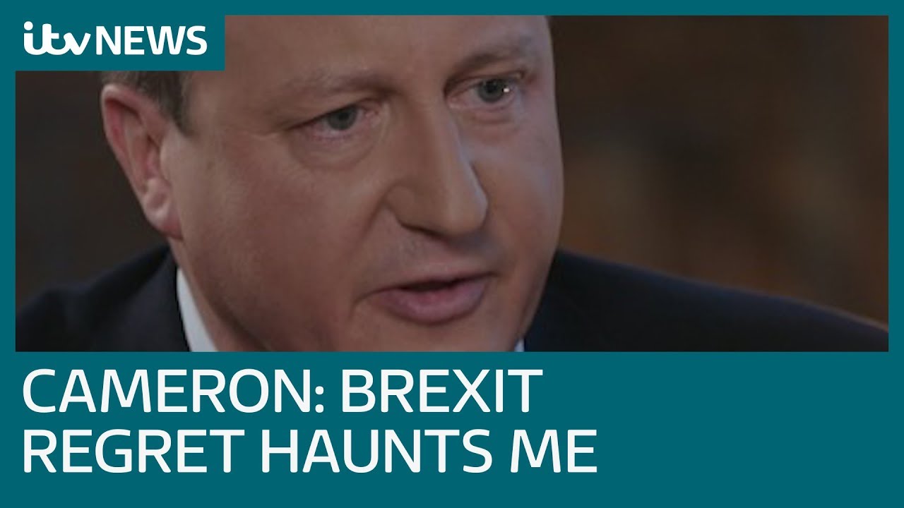 Regretful David Cameron 'sorry about the state the UK has got into' after Brexit vote | ITV News