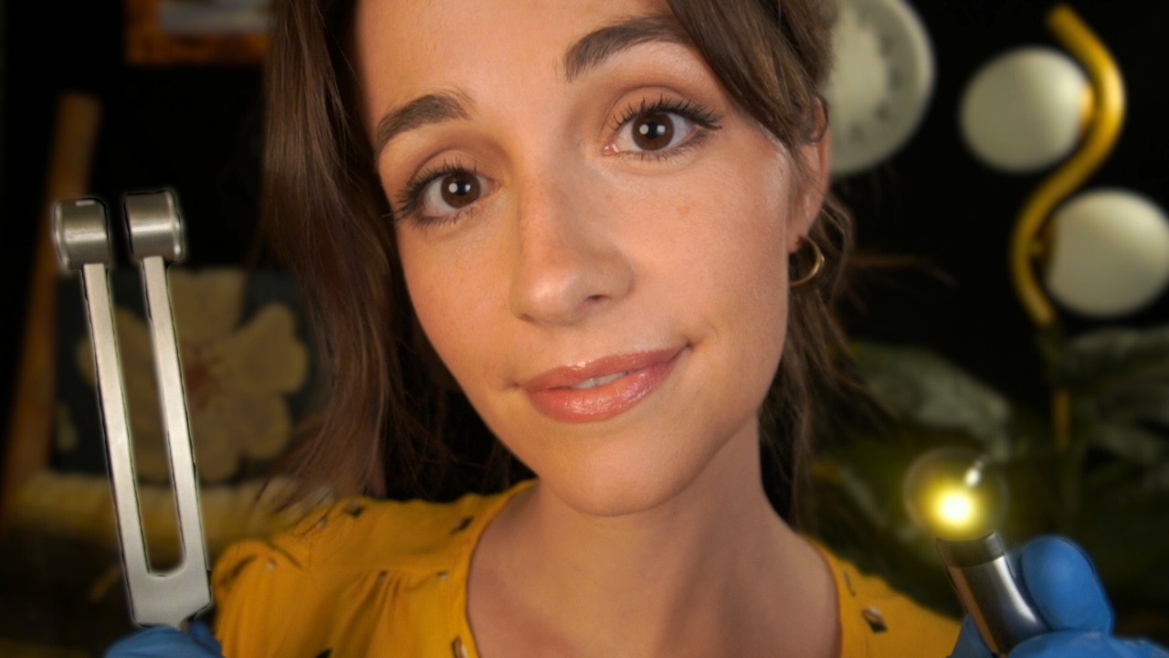 ASMR Medical Roleplay | Relaxing Face and Ear Exam 🩺