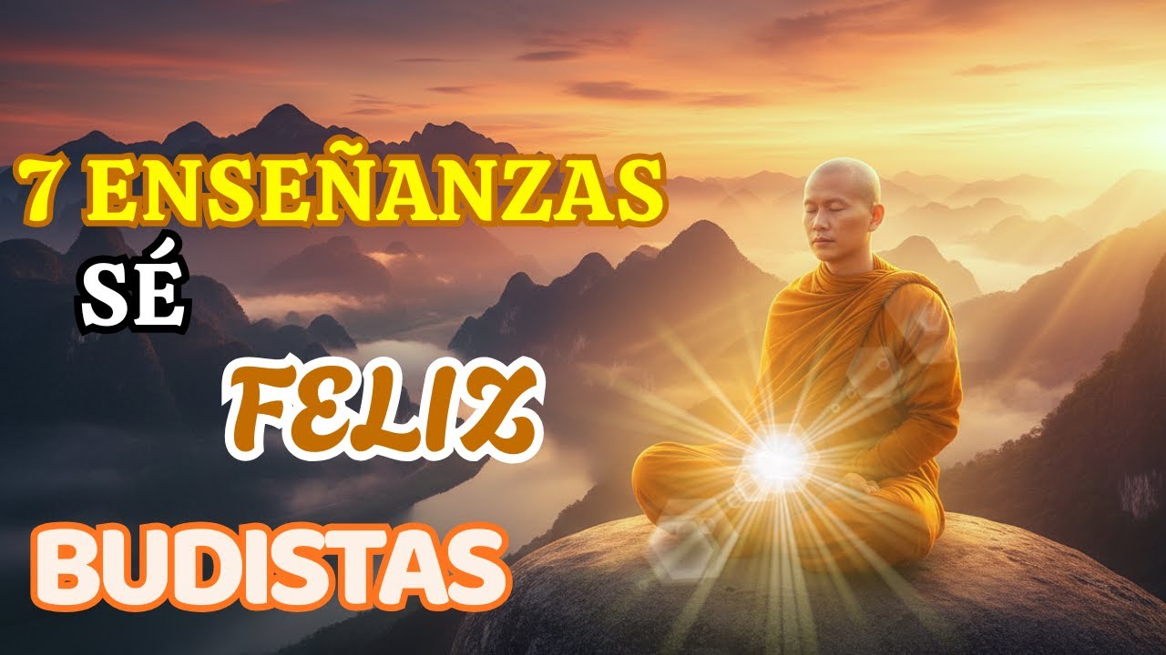 Sé feliz con estas 7 enseñanzas del budismo.