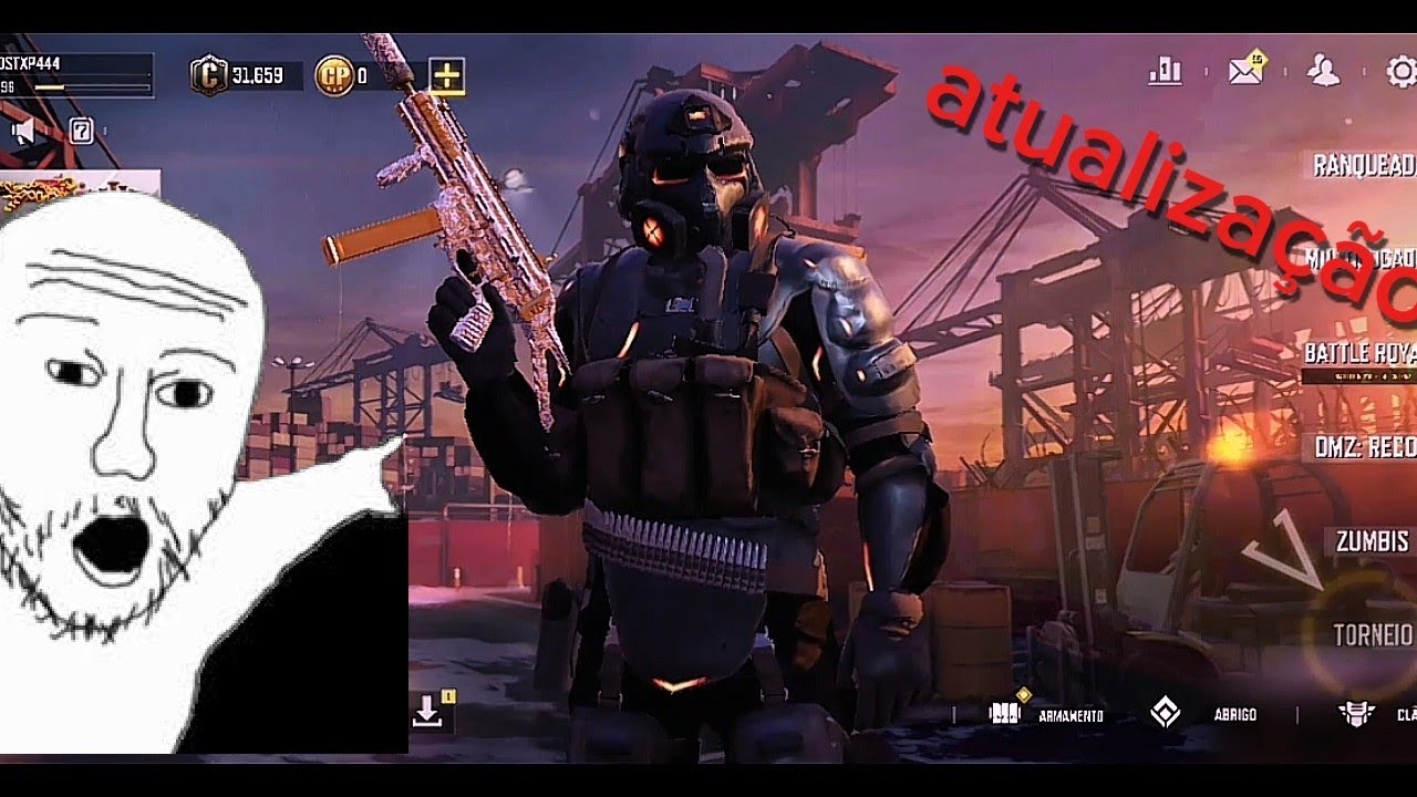 Nova atualização do cod mobile ( nova temporada) #codmobile 