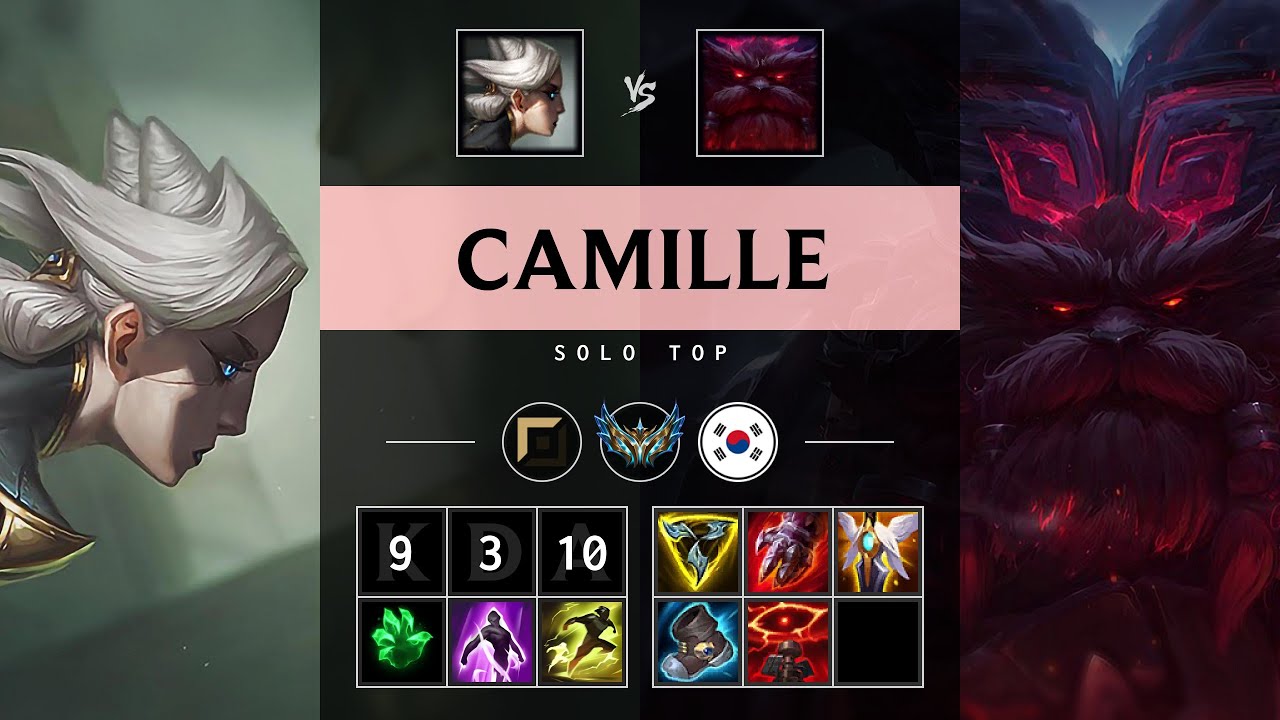 Camille Top vs Ornn - KR Challenger Patch 25.13