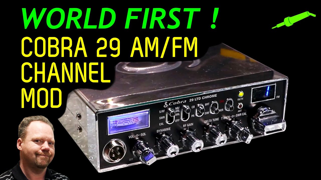 🔴 Модификация AM/FM CB-канала Cobra 29 Ltd — Аппаратный взлом — № 1227