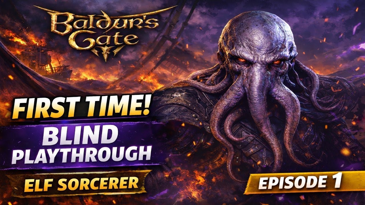 Baldur’s Gate 3 – Blind First Playthrough as an Elf Sorcerer | Episode 1