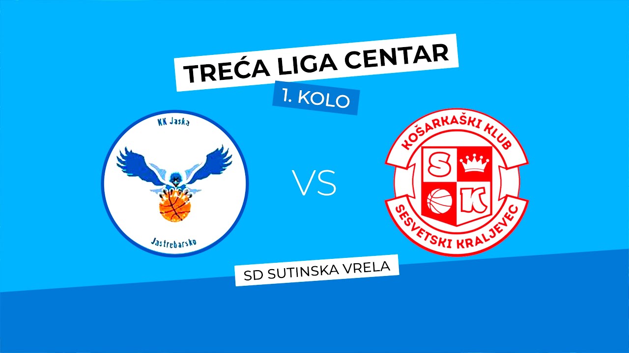 Treća liga Centar - 1. kolo: Jaska - KK Sesvetski Kraljevec