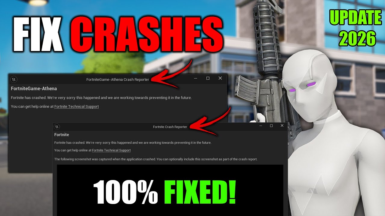Как исправить сбои в Fortnite на ПК (Fortnite Chapter 7) 2026
