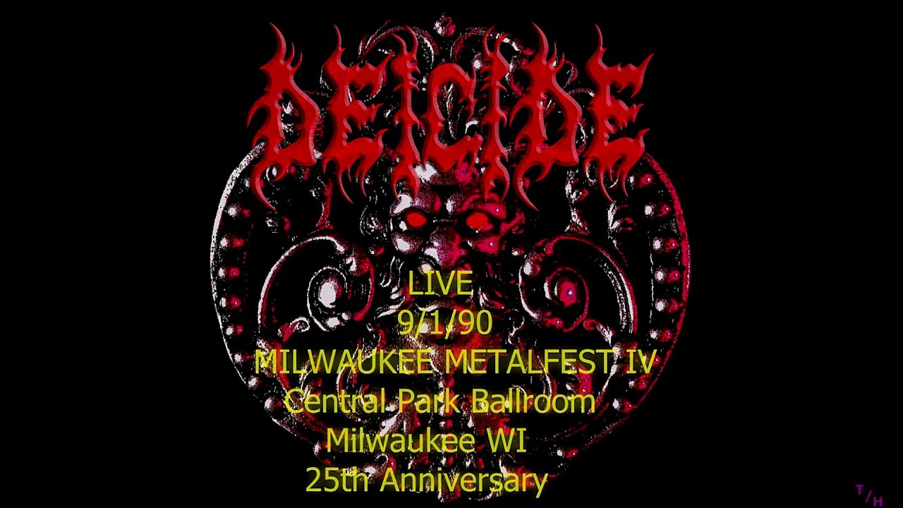 DEICIDE Live 9/1/90 Milwaukee Metalfest IV 25th Anniversary Release