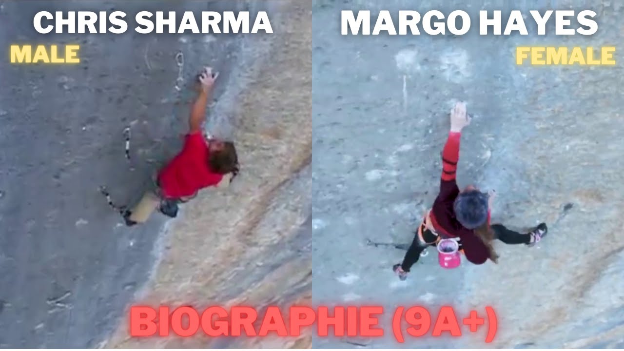 CLIMBING COMPARISON | CHRIS SHARMA & MARGO HAYES | BIOGRAPHIE 9A+ | FIRST MALE and FEMALE ascent