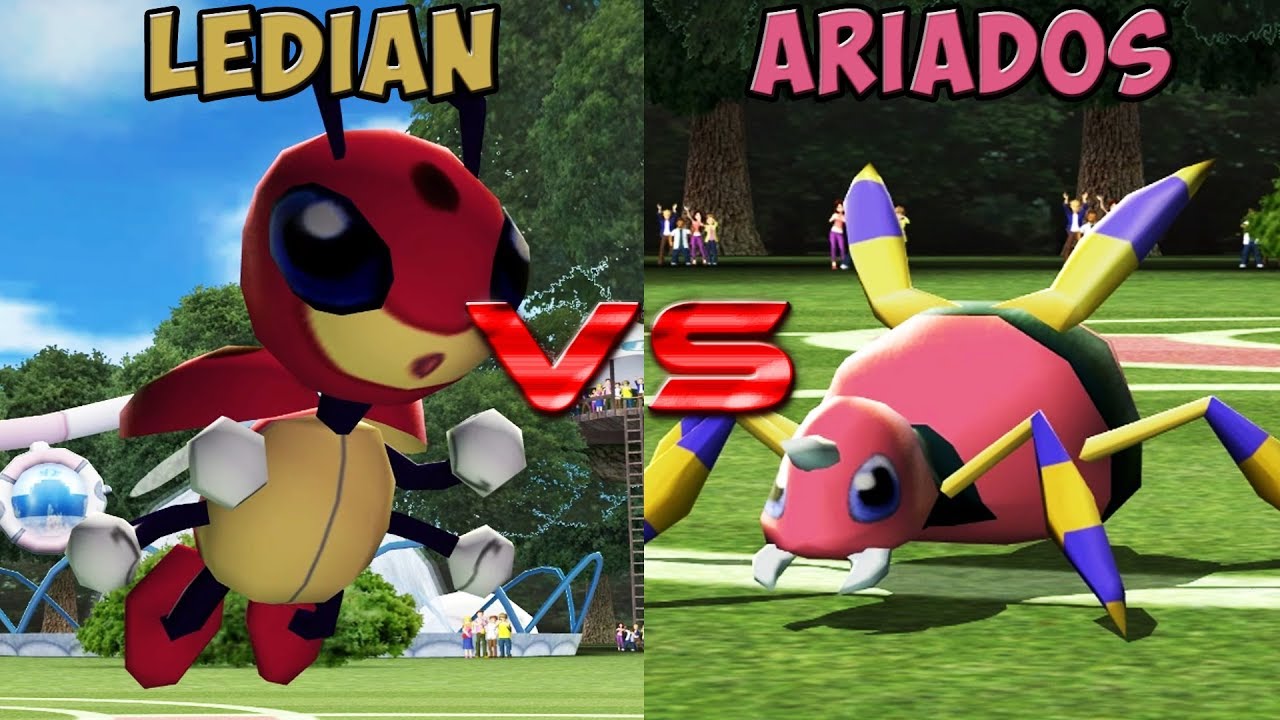 Pokemon battle revolution - Ledian vs Ariados