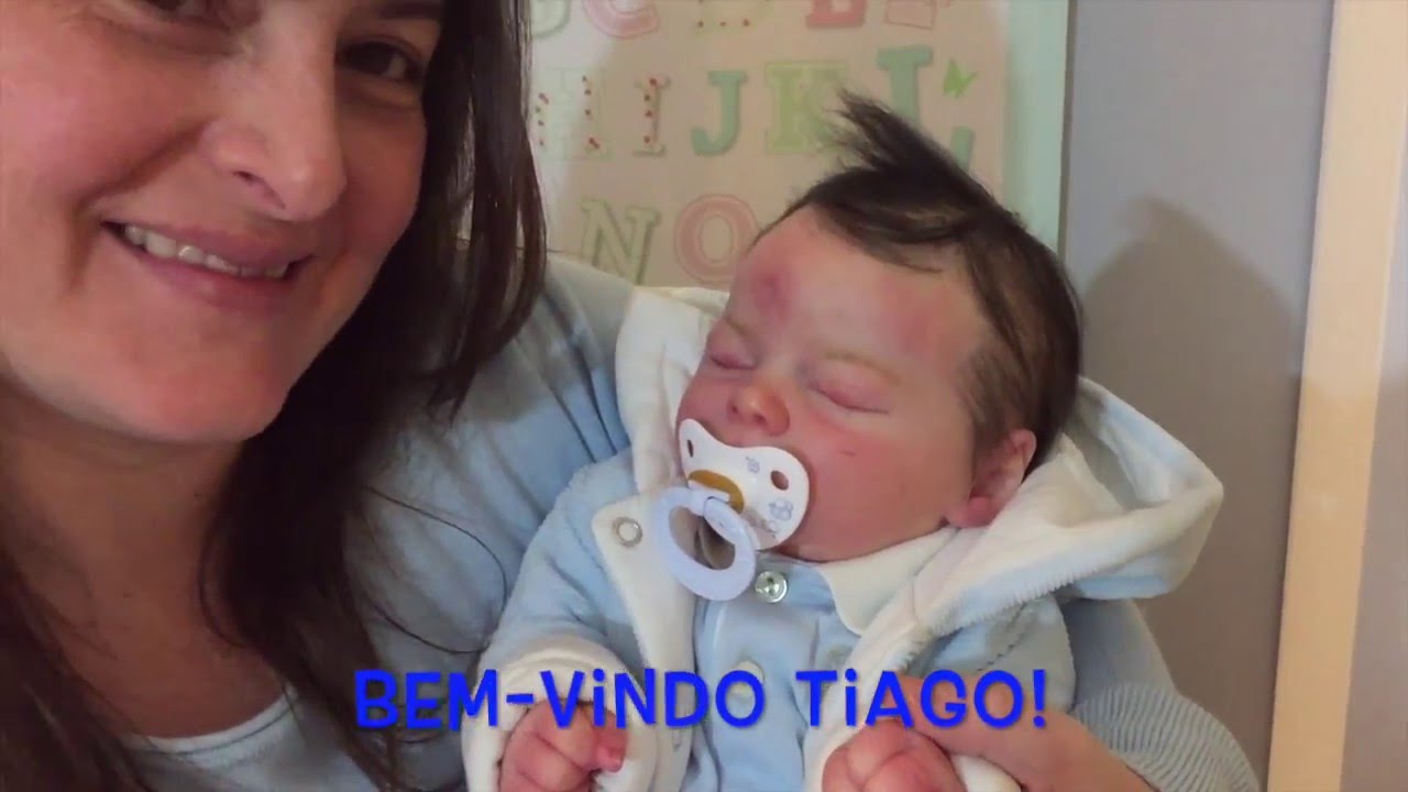 Bebe Reborn Tiago - kit Kase Asleep