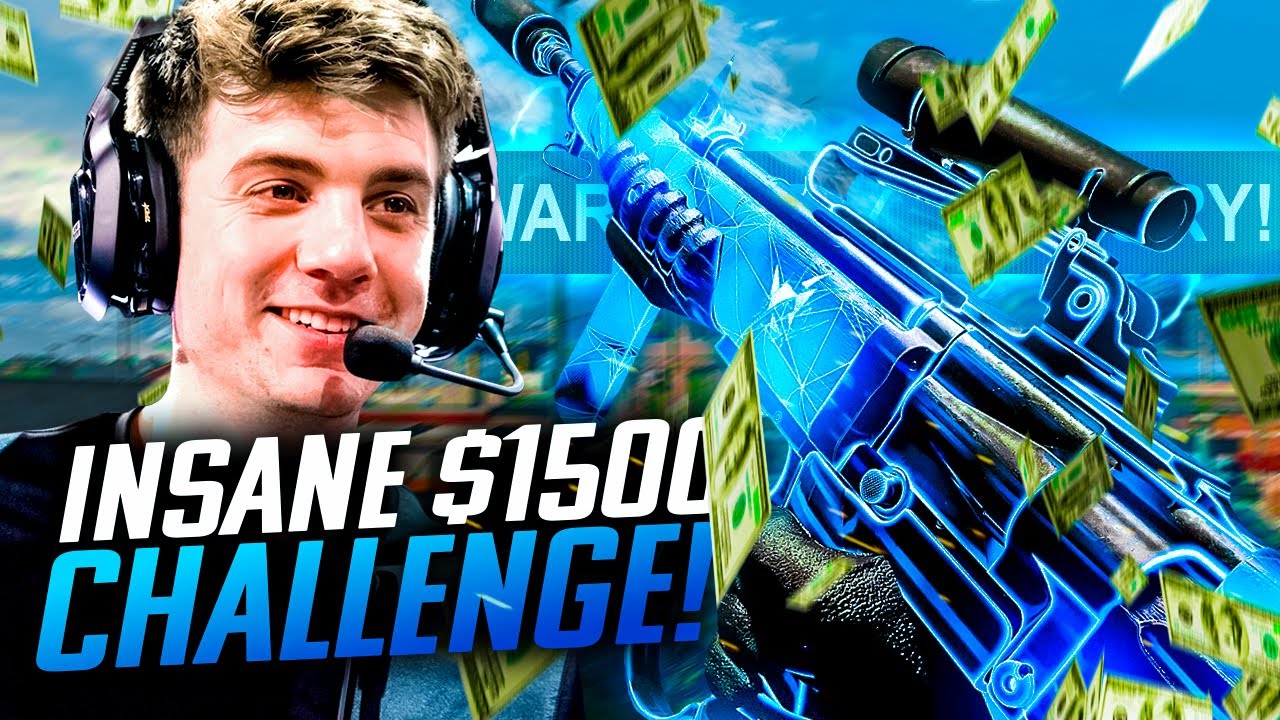 The Most INTENSE $1500 Warzone Challenge... 😳