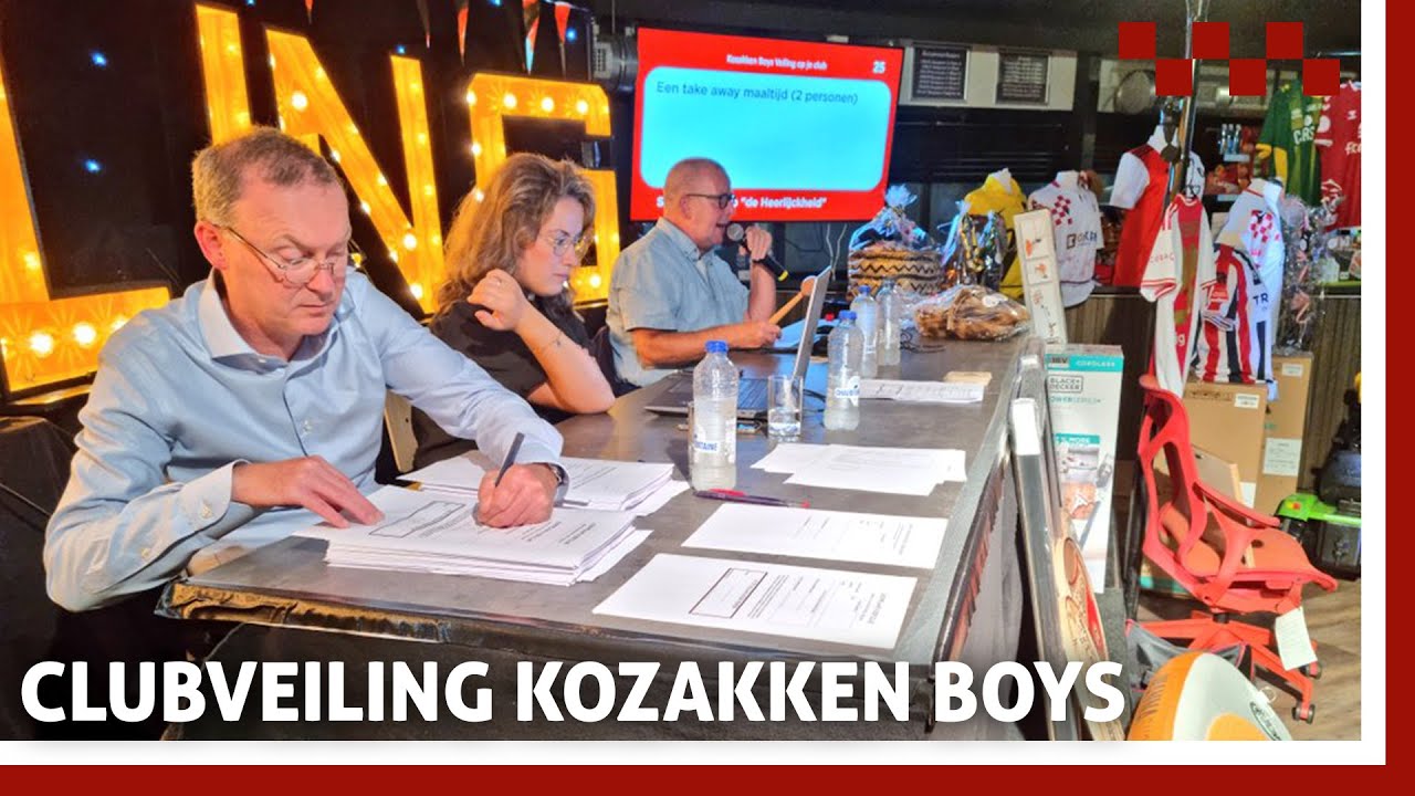 Terugblik op een zeer geslaagde clubveiling bij Kozakken Boys | Kozakken Boys TV